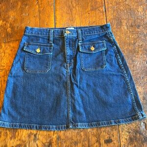 J Crew denim skirt size 30